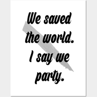 We saved the world | BTVS Posters and Art